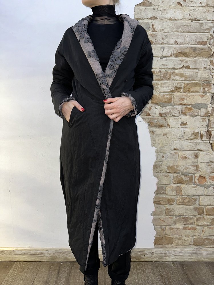 Длинное двустороннее пальто Simona Tagliaferri (FW1722)