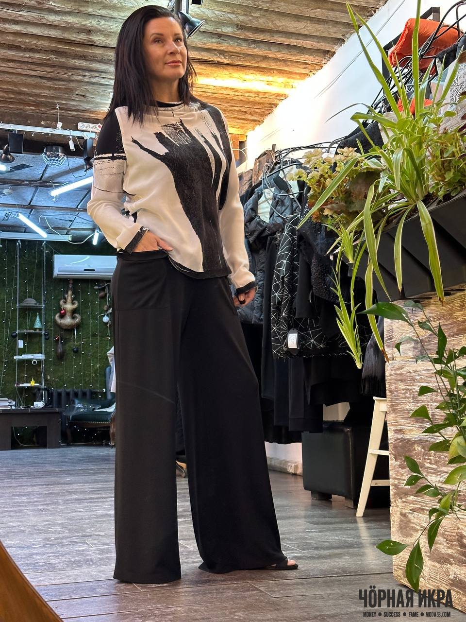 Контрастный образ с акцентом на фактуры