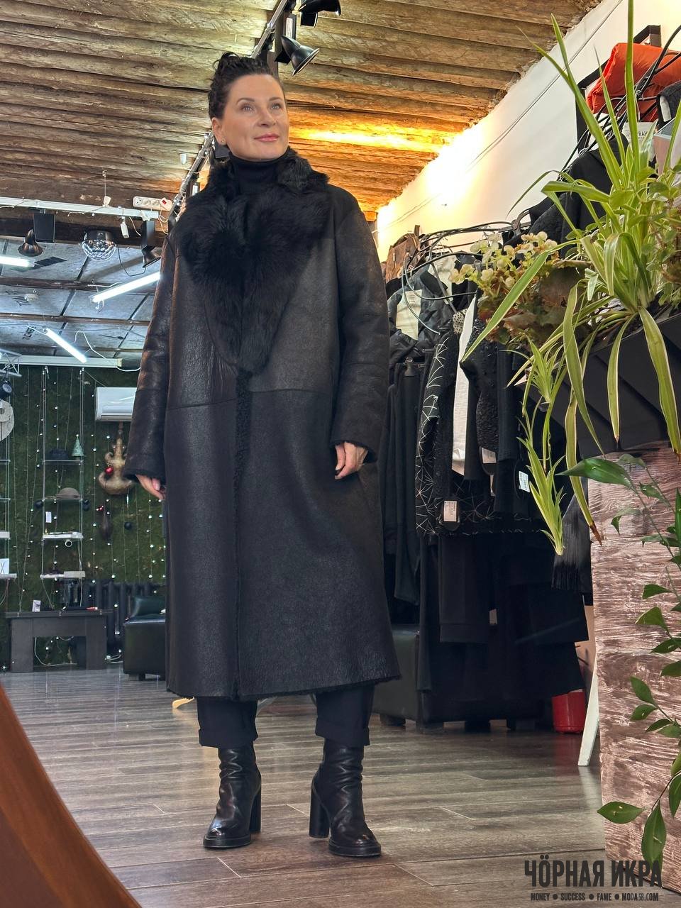 Авангардная роскошь: дубленка из 100% овчины от Andrea Ya’aqov 🧥❄️