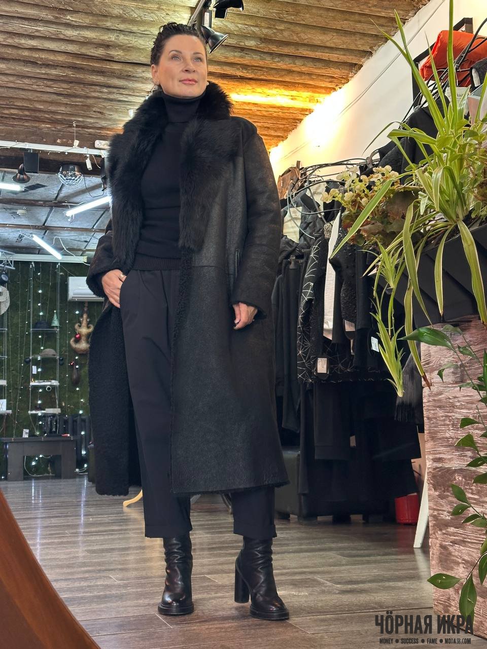 Авангардная роскошь: дубленка из 100% овчины от Andrea Ya’aqov 🧥❄️