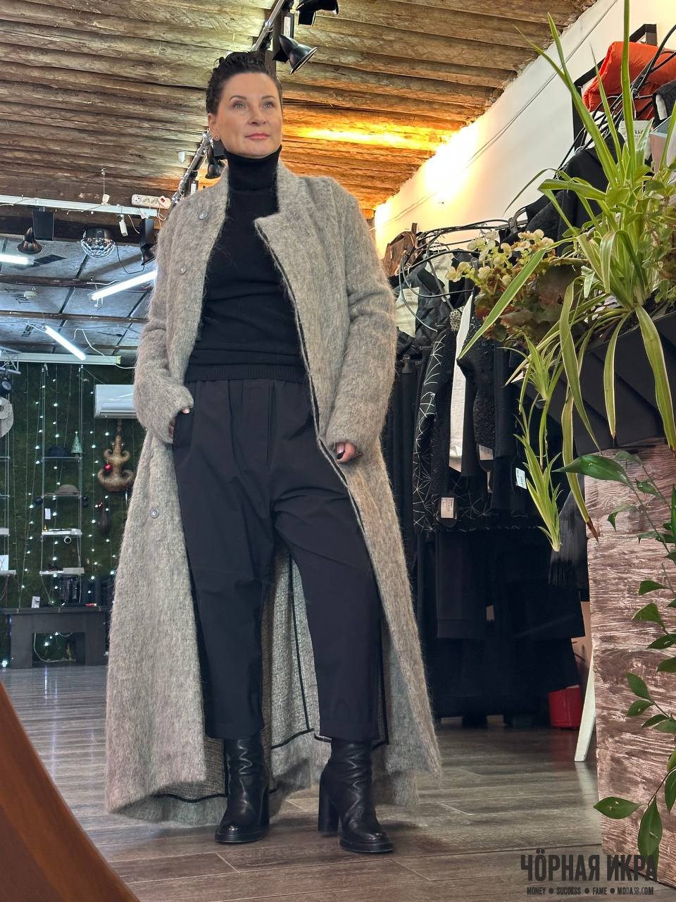 Нордический авангард: пальто с альпакой и мохером от Barbara I Gongini 🌑❄️