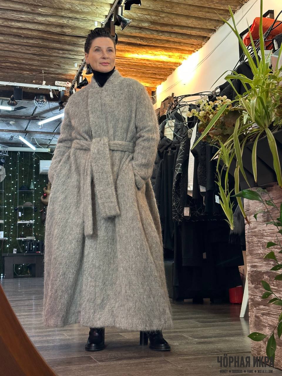 Нордический авангард: пальто с альпакой и мохером от Barbara I Gongini 🌑❄️