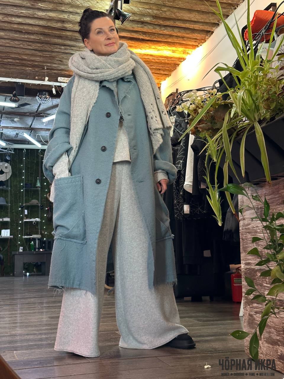 Философия уюта: пальто Studio Rundholz и кашемировый трикотаж La Vaca Loca 🧶🌑